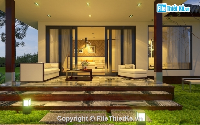 BUNGALOW,NHÀ BUNGALOW,MODEL 3DSMAX NHÀ BUNGALOW,MODEL 3DSMAX